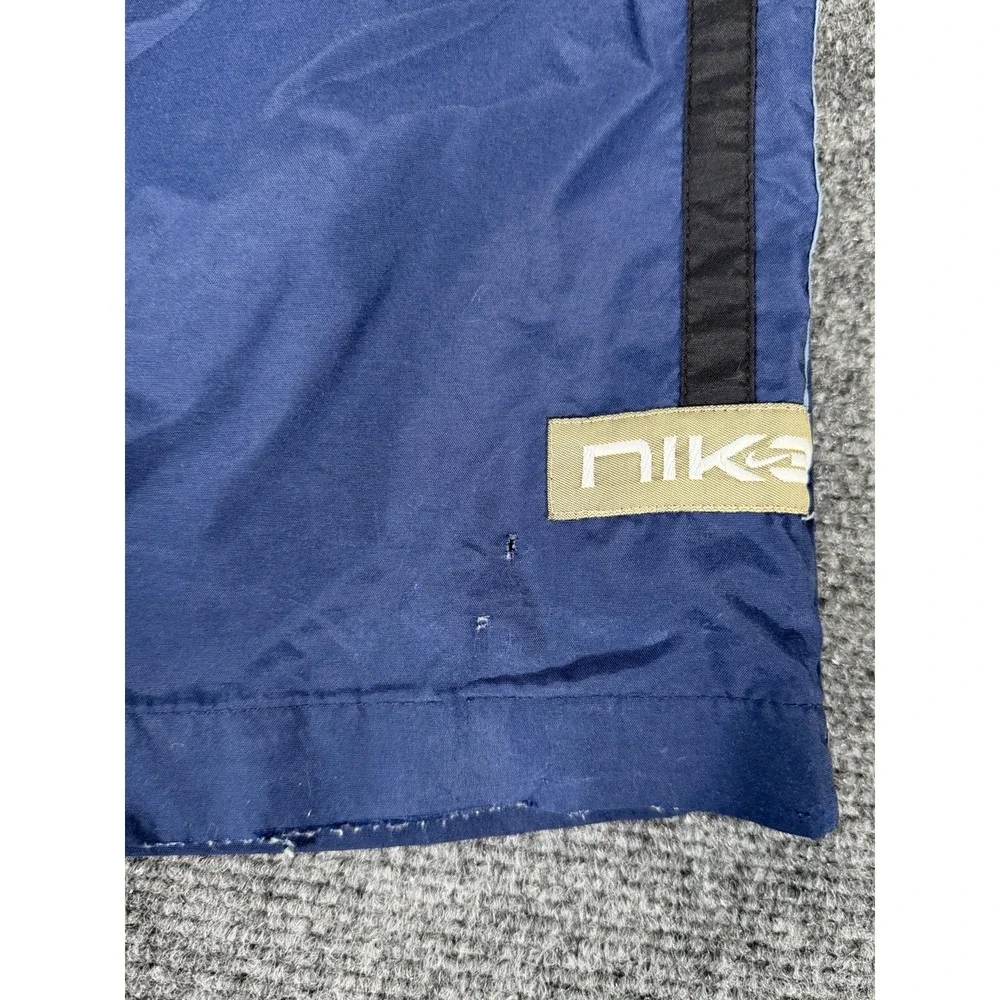 Vintage Nike Youth Large (14-16) Blue Lined Track Pants Zip Leg‎ Soccer Warm Up